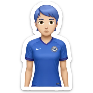 Trans gender chelsea fc football player sticker