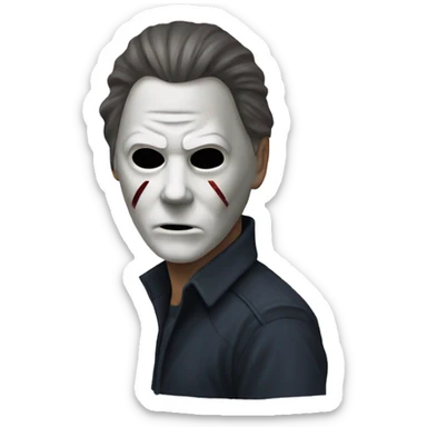 Michael Myers’s halloween sticker