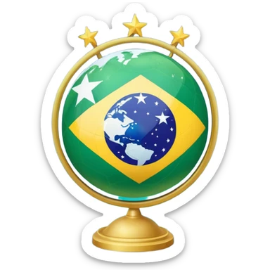Brazil Flag sticker