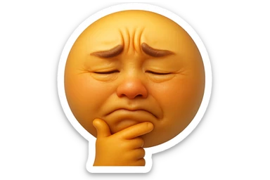 emoji stile iphone che riguarda l'argomento "stipsi/andrò al bagno oggi?", iperrealistico 4k sticker