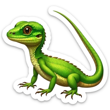 spectacled lizards sticker