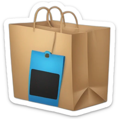 black friday cyber monday shopping sticker