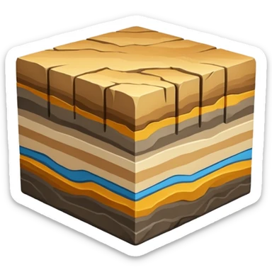 strata　cube sticker