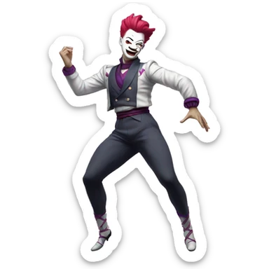hisoka dance sticker