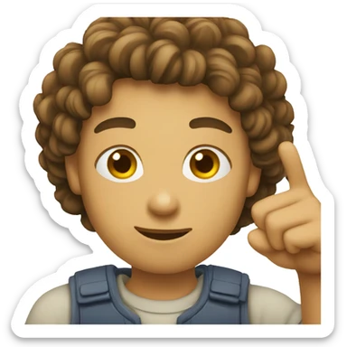 A person pointing at you sticker