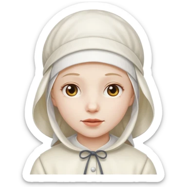 Witheret bonie sticker