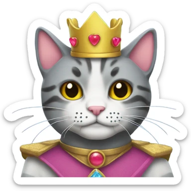 Nyan Cat King sticker
