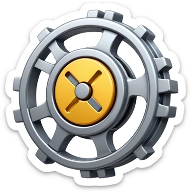 broken mechanism sticker