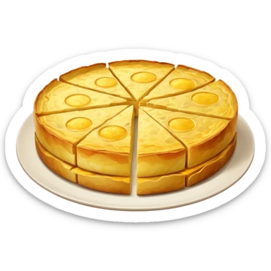 traditional spanish omelette sticker