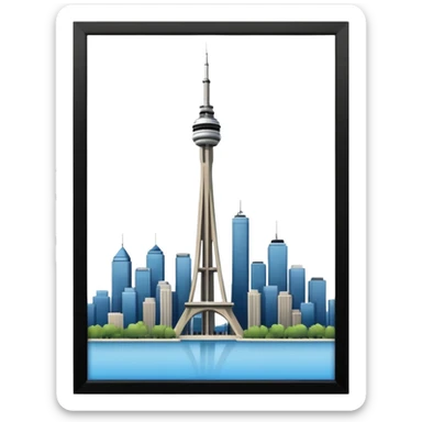 cn tower sticker