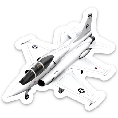 Jet Trainer - T-38 Talon - Northrop Grumman (Model Year: 2021) (Iconic colour: White and black) sticker