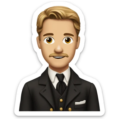 jack dawson from titanic sticker