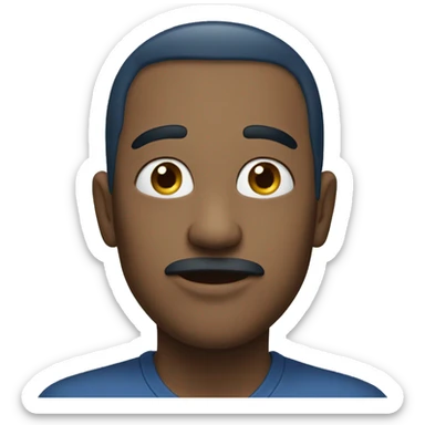 Blue or ehite sticker