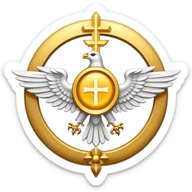 dominus' emblem holy  sticker