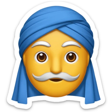 İnsan olmucak .dedimm Yuvarlak mavi bir çember içine Siyah tik yap sticker