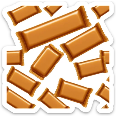 salted caramel candy sticker