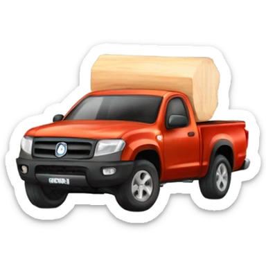 Fuse wood on a Ute  sticker