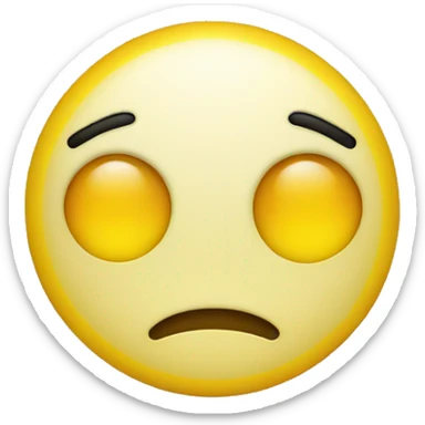 yellow circle emoji with one eye half closed and the other one wide open  sticker