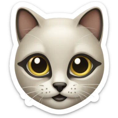 Siamois chat sticker