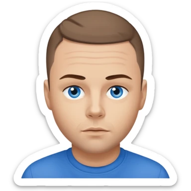 Brian Harvey of east 17 with blue eyes sticker