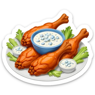 buffalo chicken wings sticker