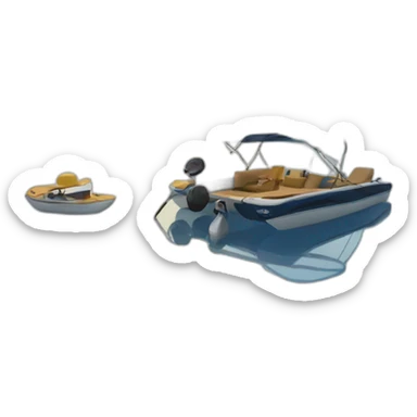 a lake vacation sticker