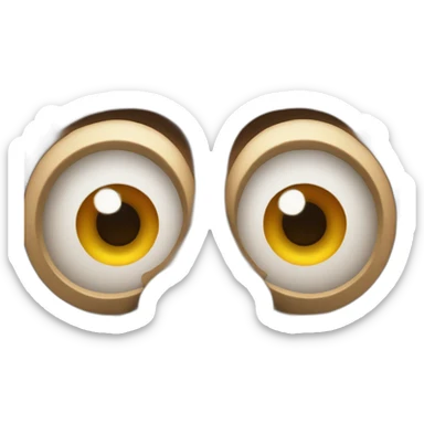 Video creator monkey one eye blinking sticker