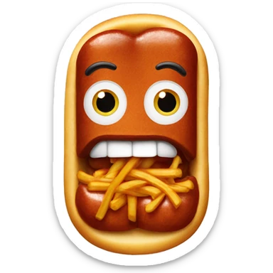 Currywurst German sticker