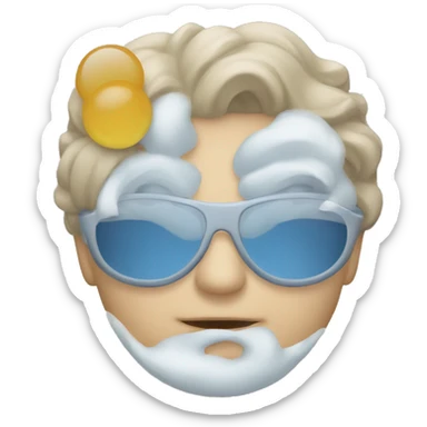 aire acondicionado prendido sticker