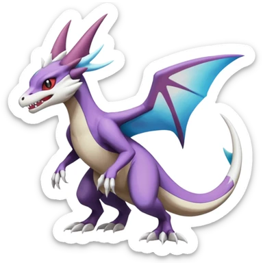 Noivern-Marowak-Latios-Lugia-Fakémon-hybrid-creature (full body)  sticker
