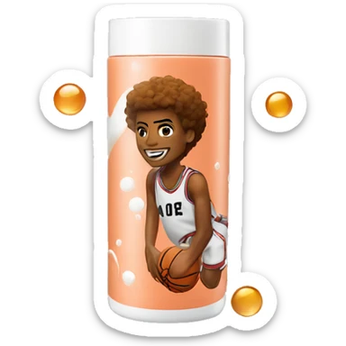 bubble slam dunk moisturizer  sticker