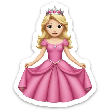 Emoji de la princesa  aurora   sticker