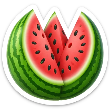 Double Watermelon joined together (NSFW) sticker