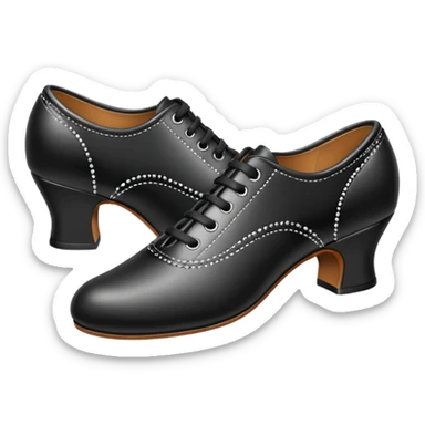 a pair of dancing shoes sticker