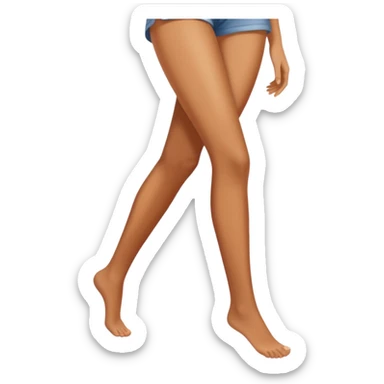 Give me only girls legs just legs sticker