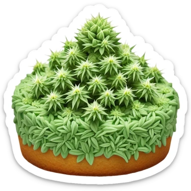 Los Angeles Kush cake sticker
