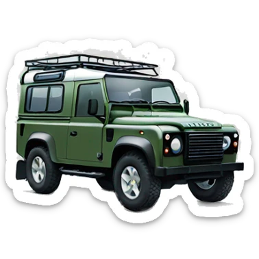 Land Rover defender  sticker