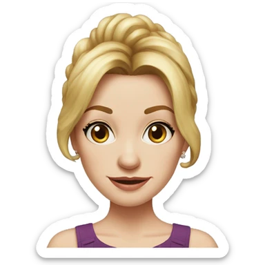 Claire Dunphy from Modern Family, dress, portrait sticker