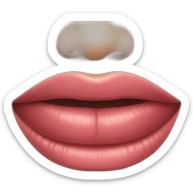 Lip bigger sticker