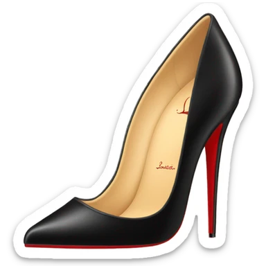 louboutin heel sticker