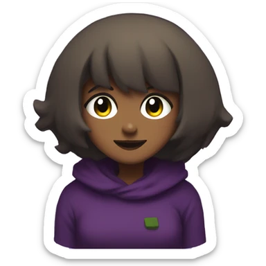 Wide Susie of Deltarune sticker