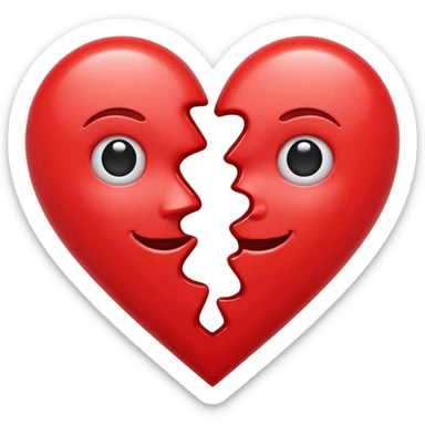 the letters M + V, in a heart  sticker