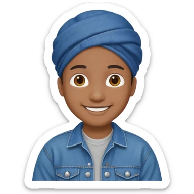 Cholos ropa azul ancha sticker