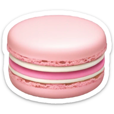 Light pink macaron sticker