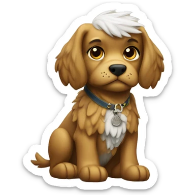 Brussels griffin dog  sticker