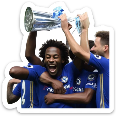 Chelsea fc beating Manchester City  sticker