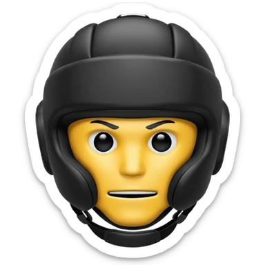 MMA headgear object icon, protective sparring helmet, padded texture, 3D cartoon, mobile game icon style, centered, clean background, no text, no watermark sticker