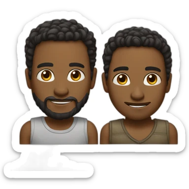 All I can say is that these two are joined at more than the hip. sticker