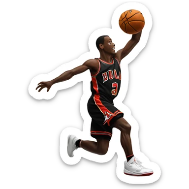 jumpman logo  sticker