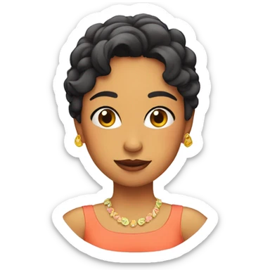 Chica morenita  sticker